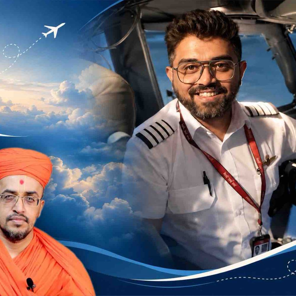 સંકટમાં કેપ્ટન સ્મિતની જેમ સાહસ અને કર્તવ્યનિષ્ઠા બજાવો:શ્રી સ્વામિનારાયણ મંદિર કુમકુમના સાધુ પ્રેમવત્સલદાસજીએ યુવાનોને પ્રેરણા આપી