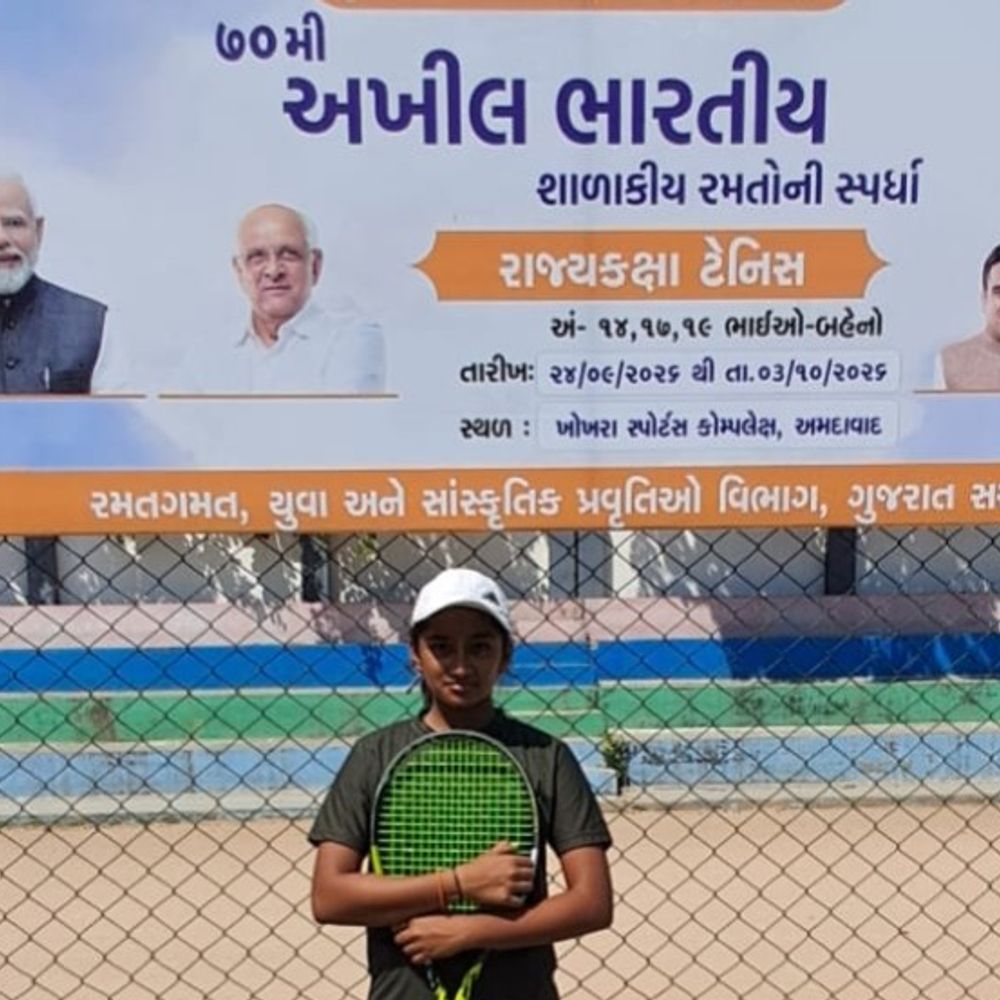 SGFIમાં રાજકોટની વિદ્યાર્થીનીએ રાજ્ય કક્ષાએ ત્રીજો ક્રમ મેળવ્યો:હવે રાષ્ટ્રીય કક્ષાએ ગુજરાત અને ઇનોવેટિવ સ્કૂલનું પ્રતિનિધિત્વ કરશે