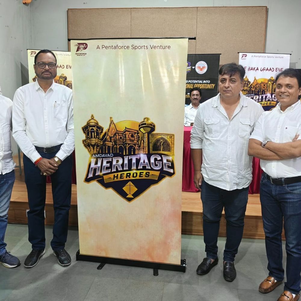 ગુજરાત કબડ્ડી લીગ માટે અમદાવાદ હેરીટેજ હીરોઝના લોગોનું અનાવરણ:પેન્ટાફોર્સ સ્પોર્ટ્સ અને અમદાવાદ હેરિટેજ હીરોઝની નવી પહેલ; અમદાવાદમાં 4,000 ખેલાડીઓને ટ્રેનિંગ આપવાનો ટાર્ગેટ