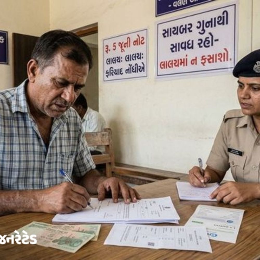 રૂ.5ની જૂની નોટોના બદલામાં 17 લાખ મળશેની લોભામણી જાહેરાતમાં છેતરાયા:કરજણના જૂની સાયર ગામના શખસે ફેસબુક પર જાહેરાતની લાલચે 1.6 લાખ ગુમાવ્યા