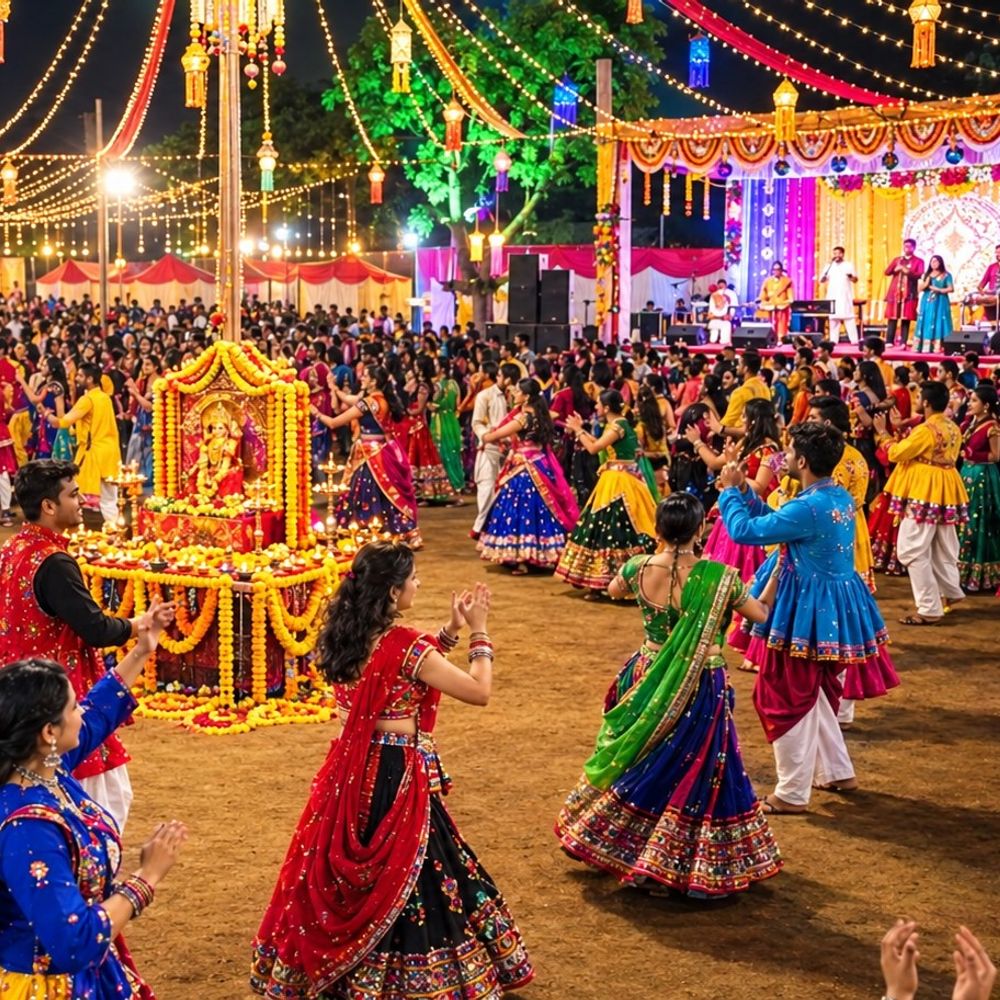 સુરેન્દ્રનગરમાં 8 જગ્યાએ કોમર્શિયલ નવરાત્રિનું આયોજન:તંત્રએ આયોજકો માટે સુરક્ષા અને વ્યવસ્થાના કડક નિયમો જાહેર કર્યા