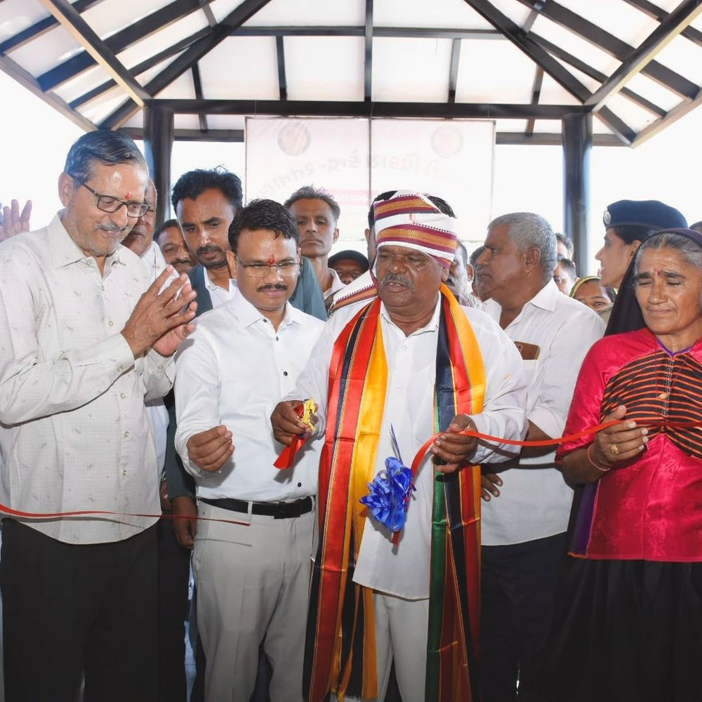 રતનાલમાં ત્રિકમભાઈ છાંગાએ પંચવટી વિકાસ કેન્દ્રનું લોકાર્પણ કર્યું:પર્યાવરણ સંરક્ષણ અને સામાજિક પ્રવૃત્તિઓ માટે બન્યું, 1 હેક્ટરથી વધુમાં વૃક્ષારોપણ