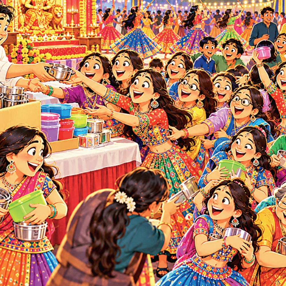 નવરાત્રિમાં લ્હાણી: ભક્તિ અને આનંદનો અનોખો મહિમા