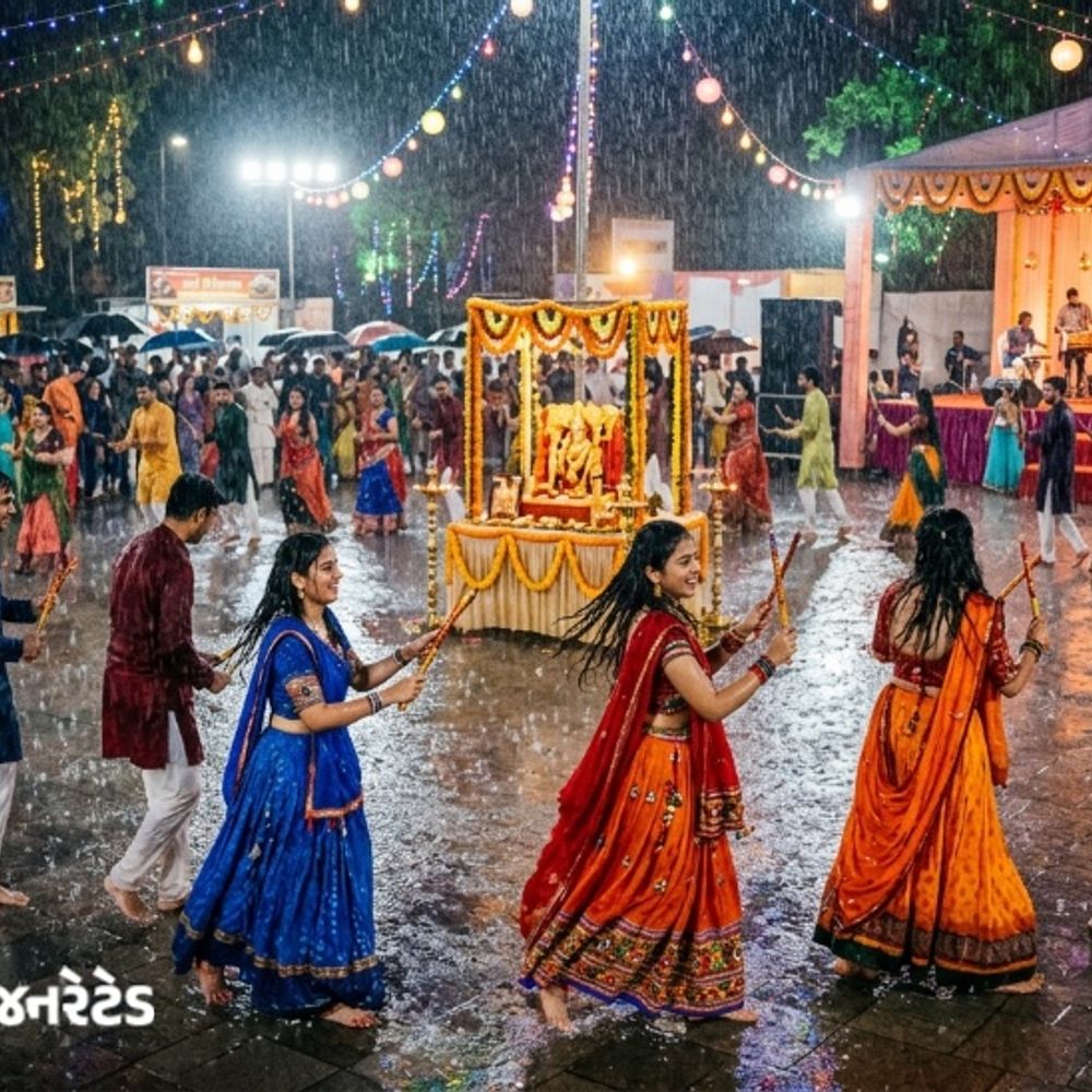 છેલ્લા નોરતાંની મજા બગડશે, દક્ષિણ ગુજરાત અને સૌરાષ્ટ્રમાં વરસાદની આગાહી:19 ઓક્ટોબરે આ જિલ્લામાં મધ્યમ વરસાદ વરસી શકે