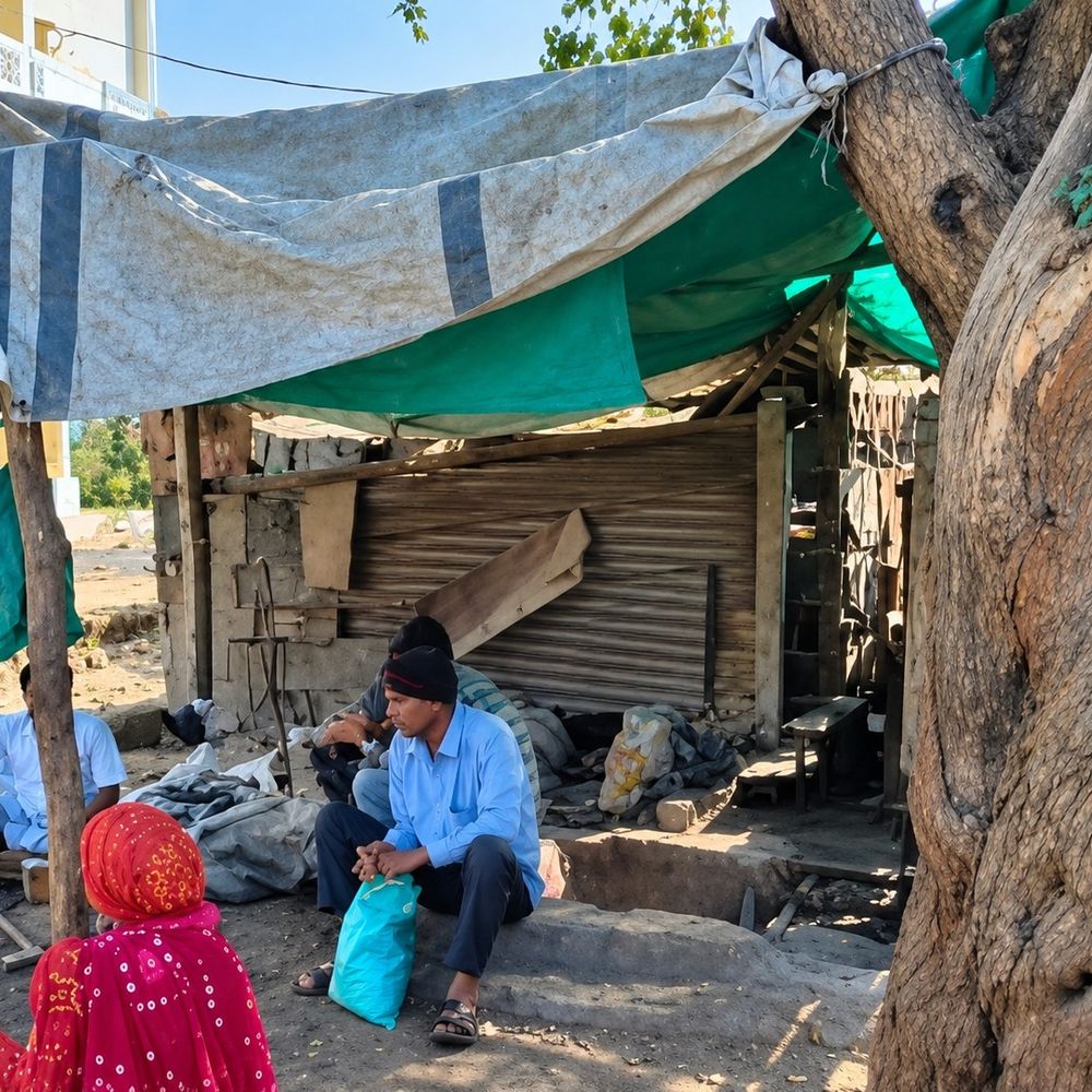 નોટિસ મળતાં ત્રણ દબાણકારોએ દુકાનનું દબાણ હટાવ્યું:કોટડા (જ.)માં પંચાયતે 8 લાખની 100 ચો.વાર જમીનનો કબજો લીધો