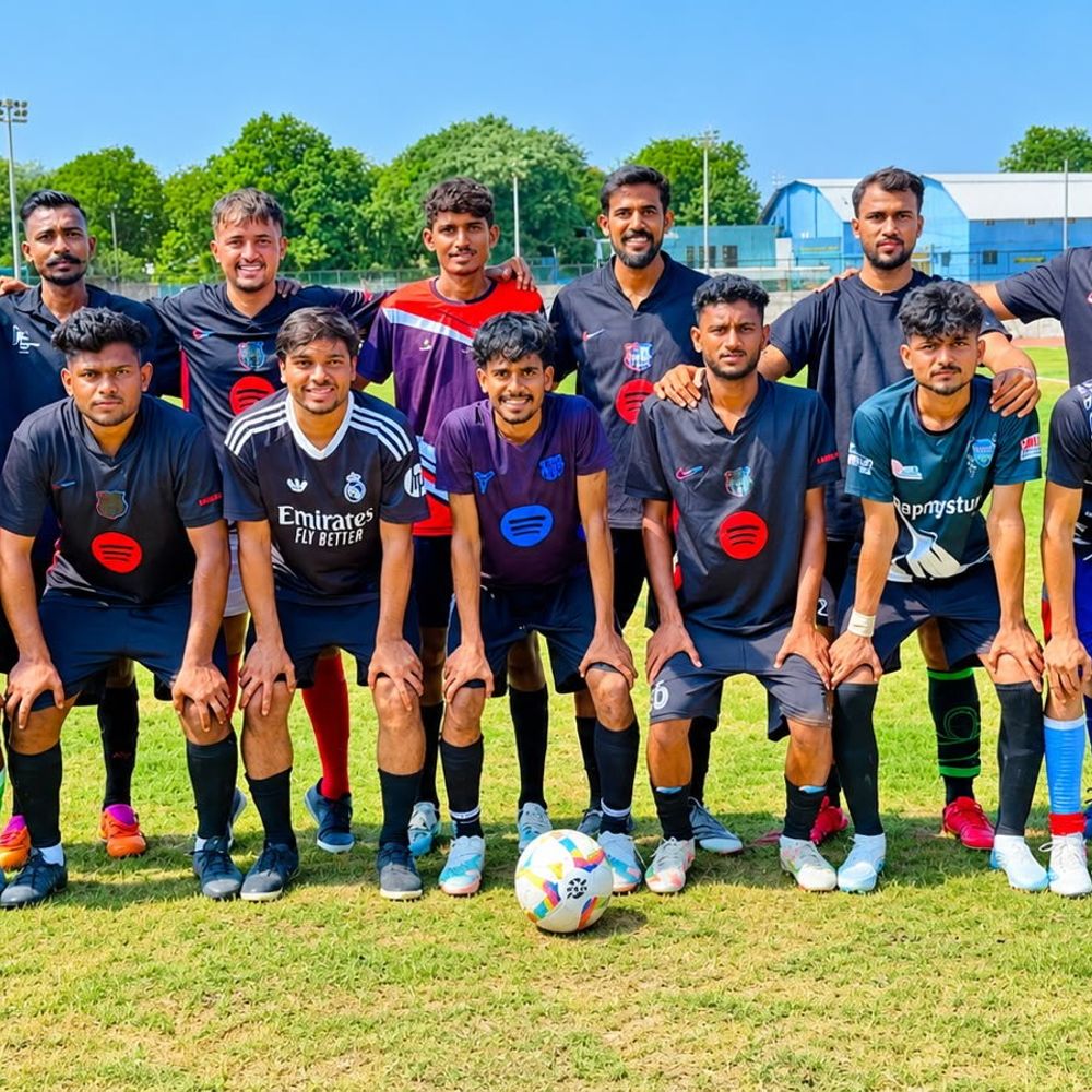 પાટણ જિલ્લા ફૂટબોલ સ્પર્ધામાં FRIENDS FC ચેમ્પિયન બન્યું:ધિણોજ FC ને હરાવી સતત બીજા વર્ષે 48 હજારનું ઇનામ જીત્યું, 9 ટીમોએ ભાગ લીધો