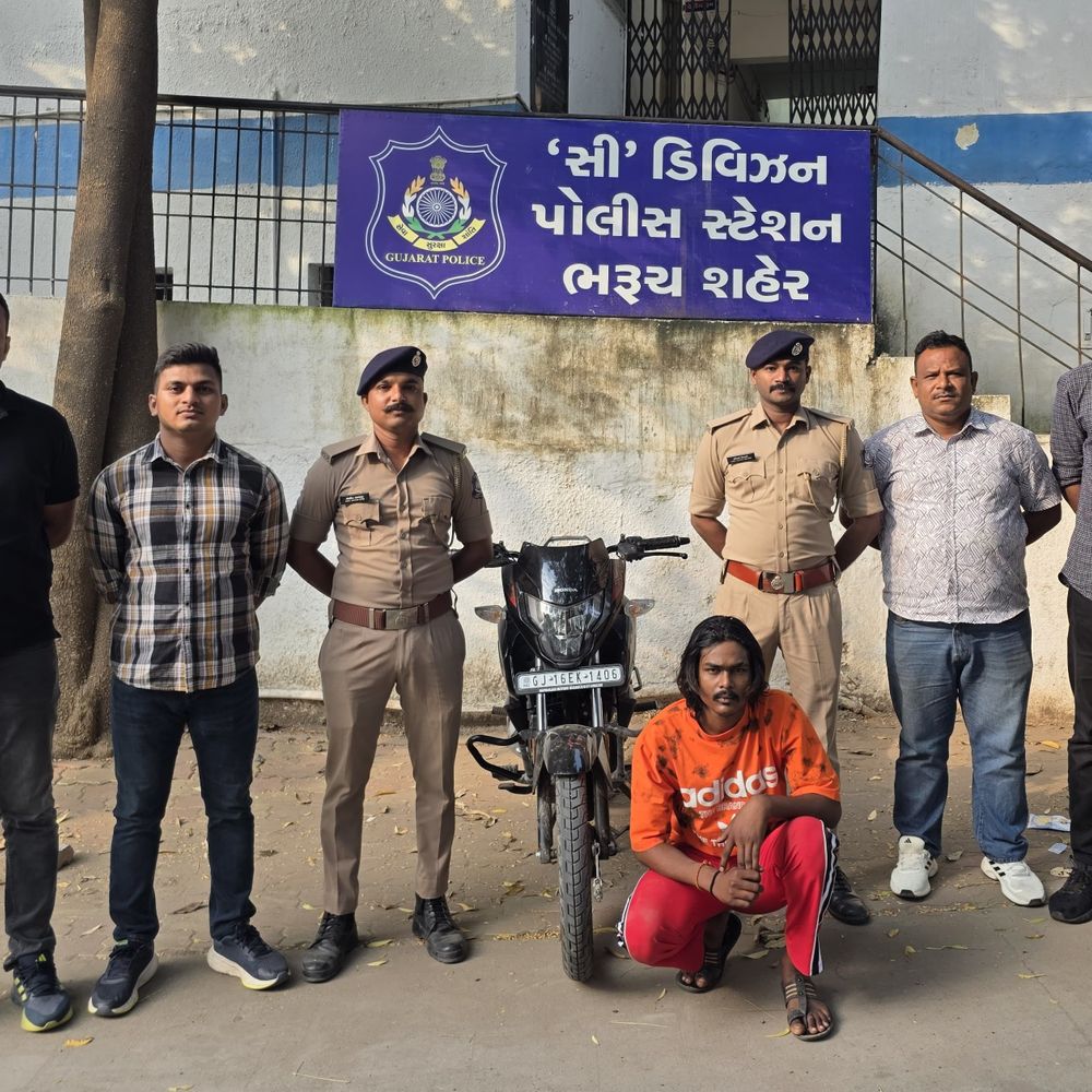 ભરૂચ, અંકલેશ્વર, નબીપુરમાં ઘરફોડ ચોરીઓનો ભેદ ઉકેલાયો,સિકલીગર ગેંગનો આરોપી પકડાયો:પોલીસે 90 હજારનો મુદ્દામાલ જપ્ત કર્યો, એક આરોપી વોન્ટેડ