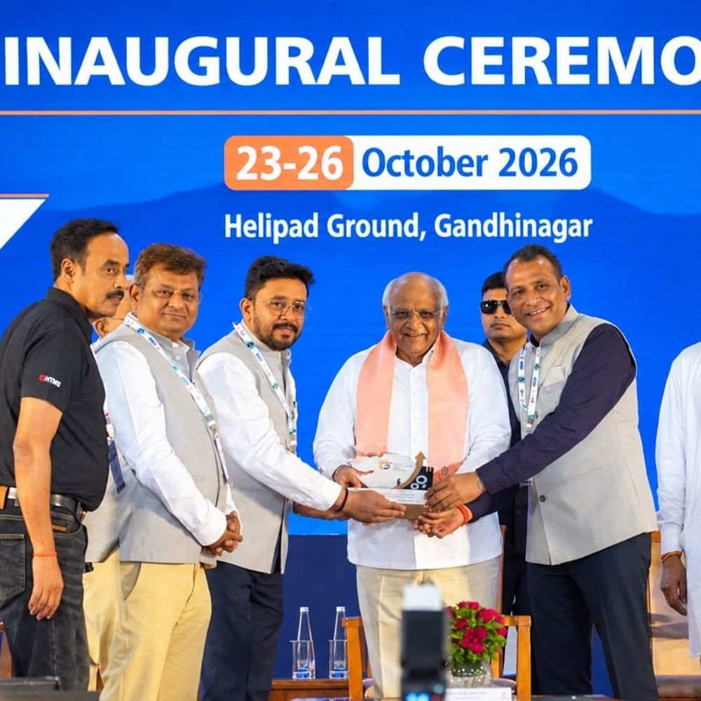 ગાંધીનગરમાં UDYAM-2026નો પ્રારંભ:CM ભૂપેન્દ્ર પટેલની ઉપસ્થિતિમાં 500થી વધુ પ્રદર્શકો એક મંચ પર, 1 લાખથી વધુ મુલાકાતીઓ આવવાની અપેક્ષા