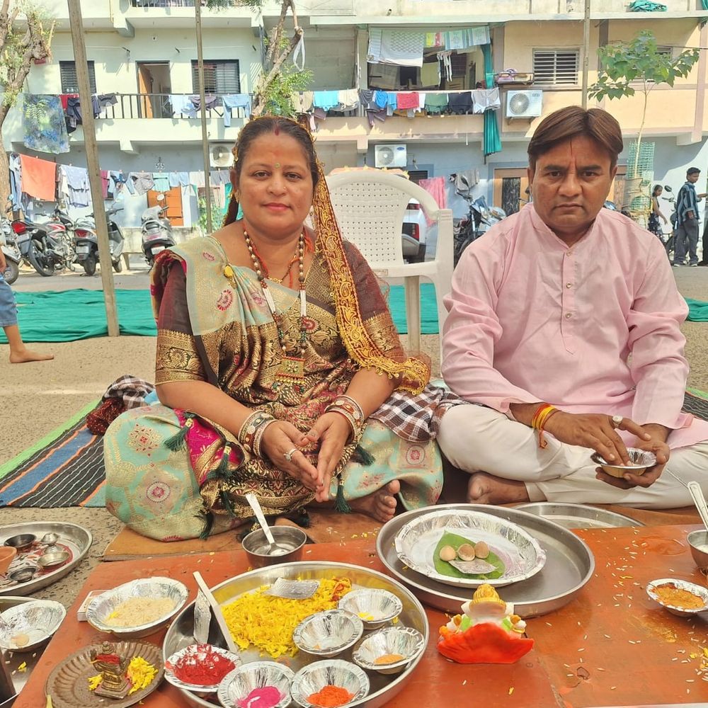 અમદાવાદના નવા વાડજમાં નવચંડી હવન:શ્રી અંબિકા યુવક મંડળના રહીશો દ્વારા કરાયું