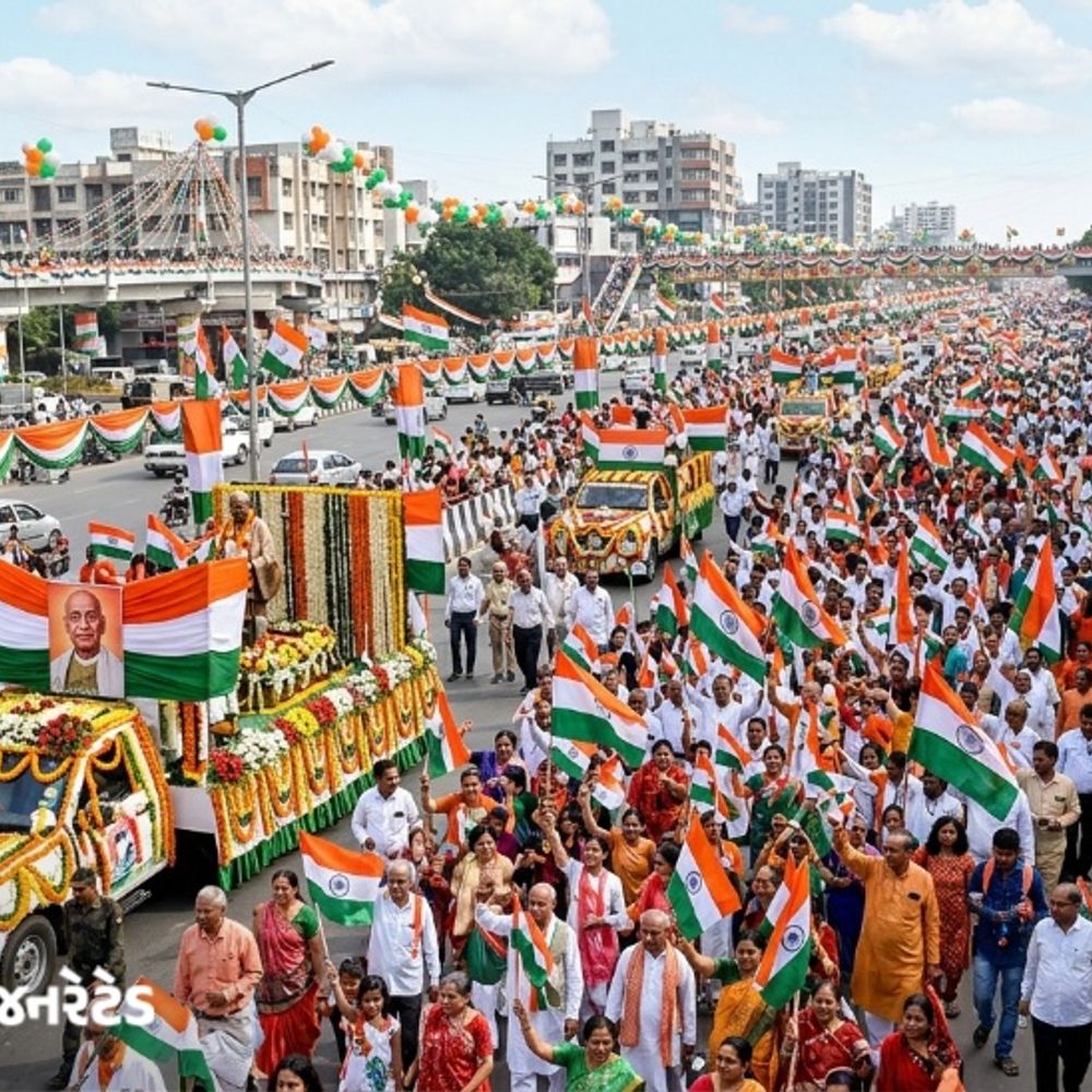 રાષ્ટ્રીય એકતા દિવસની સુરતમાં તૈયારીઓ પૂરજોશમાં:30 વોર્ડમાં નીકળશે એકતા યાત્રા, વોર્ડ દીઠ 5000થી વધુ નાગરિકો જોડાશે, વડાપ્રધાનના કાર્યક્રમનું થશે લાઈવ પ્રસારણ