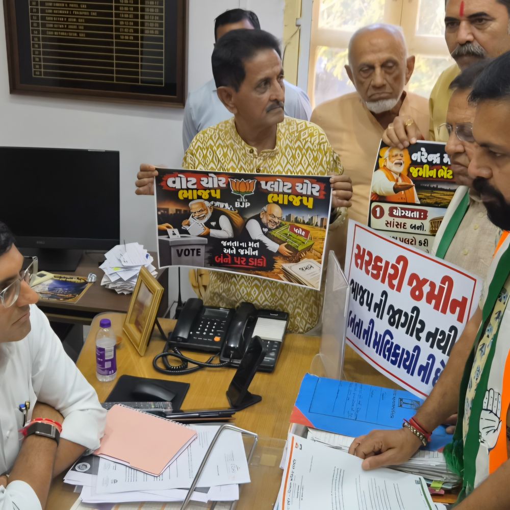 'સ્થાયી સમિતિના સભ્યો પઠાણ બંધુ બની ગયા છે':યુસુફ પઠાણને મફતમાં પ્લોટ આપવાના નિર્ણય સામે વડોદરામાં કોંગ્રેસ લાલઘૂમ, દરખાસ્ત રદ કરવા મોરચો માંડ્યો