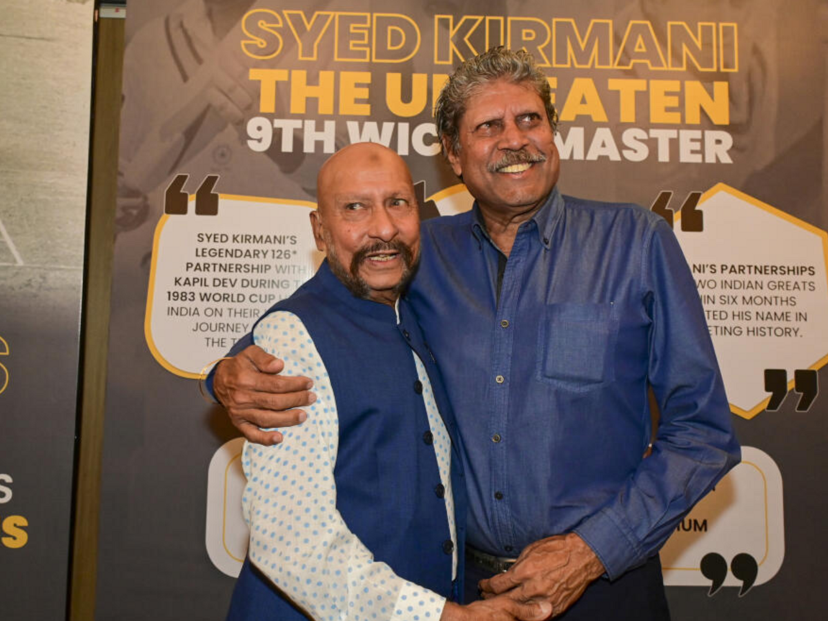 Syed Kirmani launches his autobiography, 'Stumped': India's World Champion  invited Kapil Dev to the event; shared about his life and cricket career.