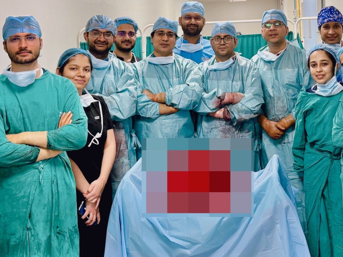AIIMS Jodhpur Surgeons Remove Massive 20.8kg Tumour from Obese Patient in Rare Procedure