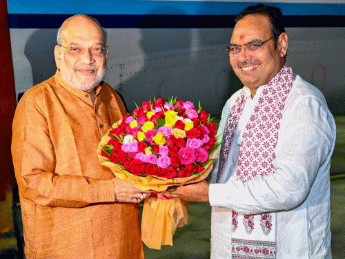 Amit Shah unveils 21-foot Ashtadhatu statue of Atal Bihari Vajpayee in Chittorgarh; slams Congress for stopping Vande Mataram, says Sonia Gandhi 'will never be forgiven'
