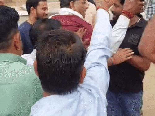 CJP spokesperson Ranka beaten, chased away by villagers pelting stones who vow no outsiders will repair school; Ranka gives 48-hour ultimatum