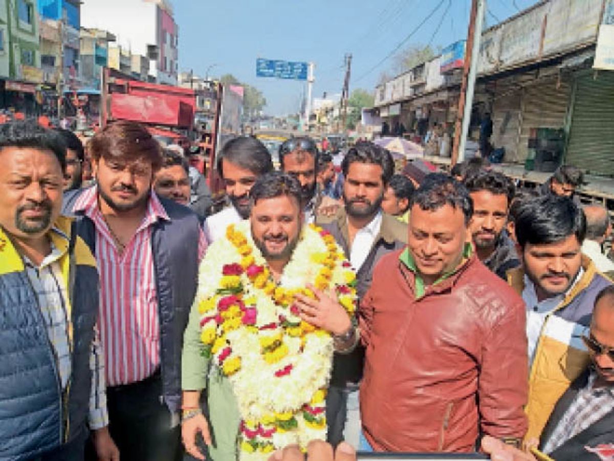 Mayank Singh Jat Youth Congress District President, defeated Saina MLA's  nephew Honey by 120 votes | मयंक सिंह जाट युवक कांग्रेस जिलाध्यक्ष, सैलाना  विधायक के भतीजे हनी को 120 वोट से ...