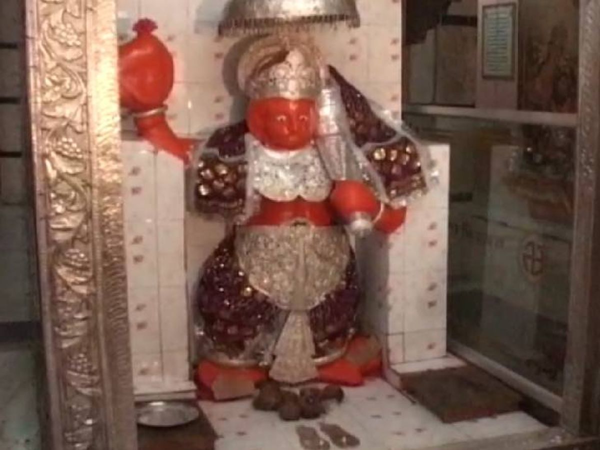 Devotees offer it at the feet of Bajrangbali by writing an