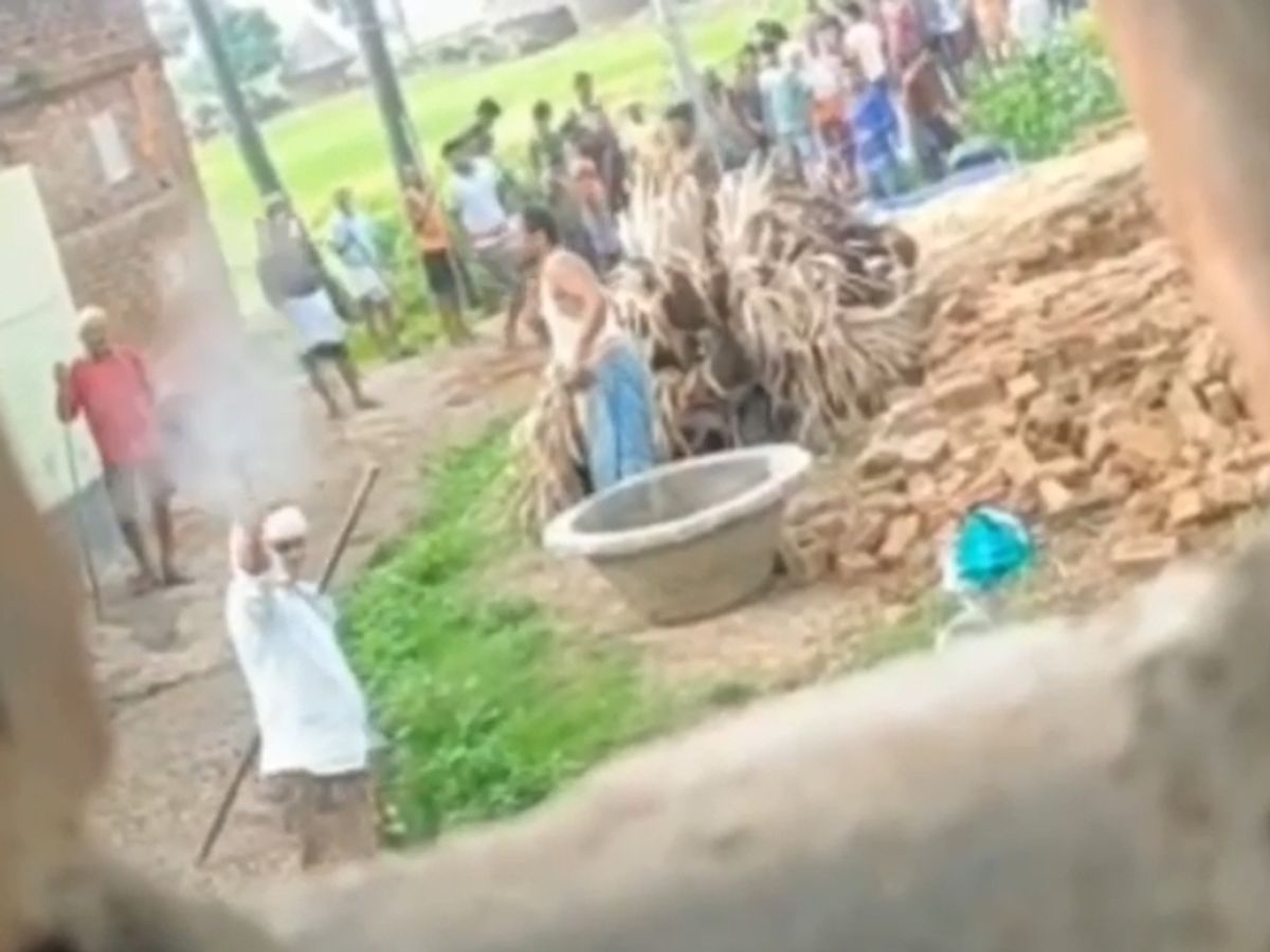 मामूली बात को लेकर शुरू हुआ विवाद, इसके बाद दोनों ओर से रोड़ेबाजी और  गोलीबारी | Clashes between two groups in Nalanda, Dispute over a minor  issue, after that the ruckus and