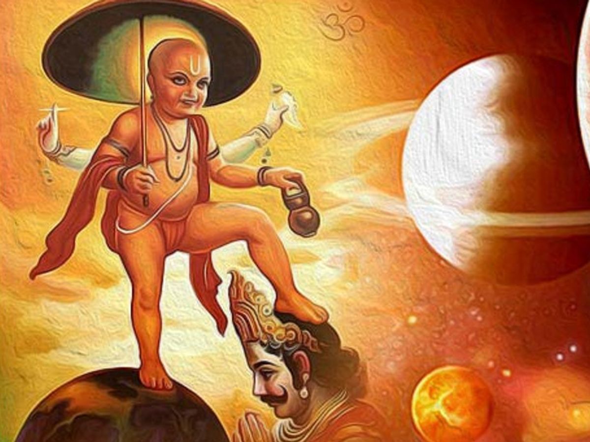 story or raja bali and vaman dev, we should not stop to anyone doing good  work, motivational story of vaman bhagwan
