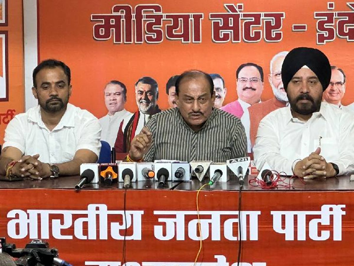 BJP spokesperson Govind Malu blames Congress in Indore | बोले- राम मंदिर  शुभारंभ की तिथि सुनते ही कांग्रेस की गति सांप छंछूदर जैसी; अब उन्हें नागनाथ  कहें या सांपनाथ - Dainik Bhaskar
