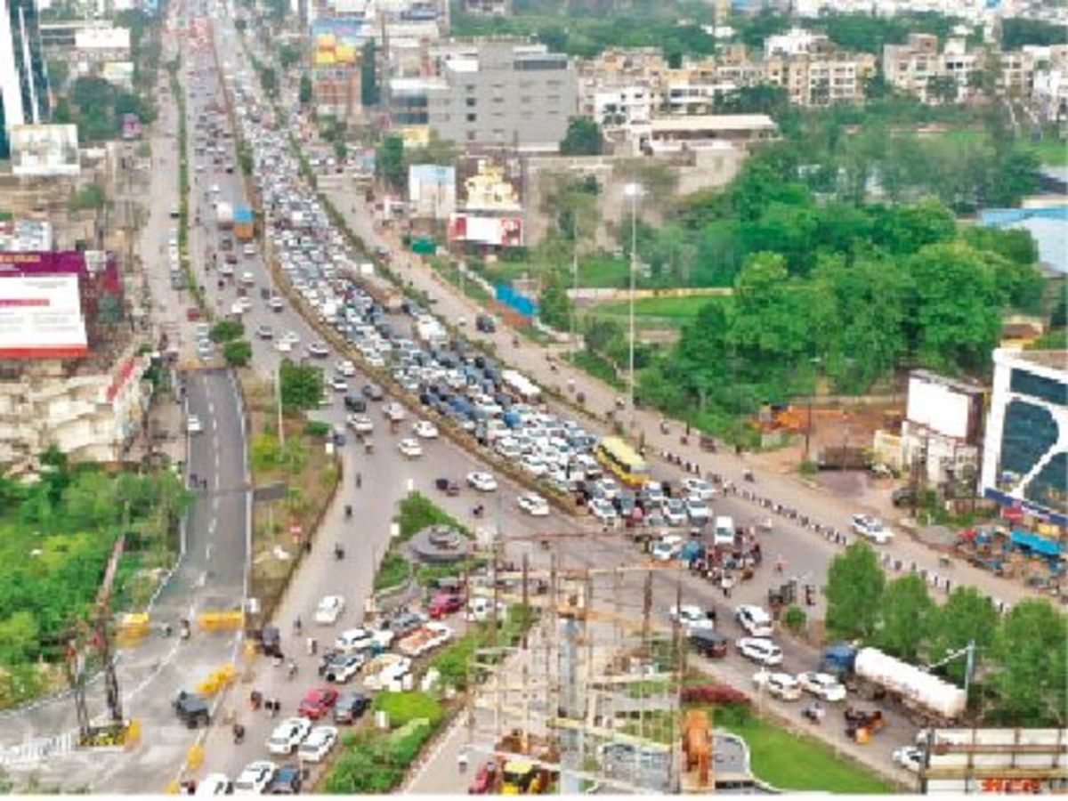 A new flyover will be built at Telibandha Chowk, traffic jam will end, two  signals will not be available, 30 minutes will be saved