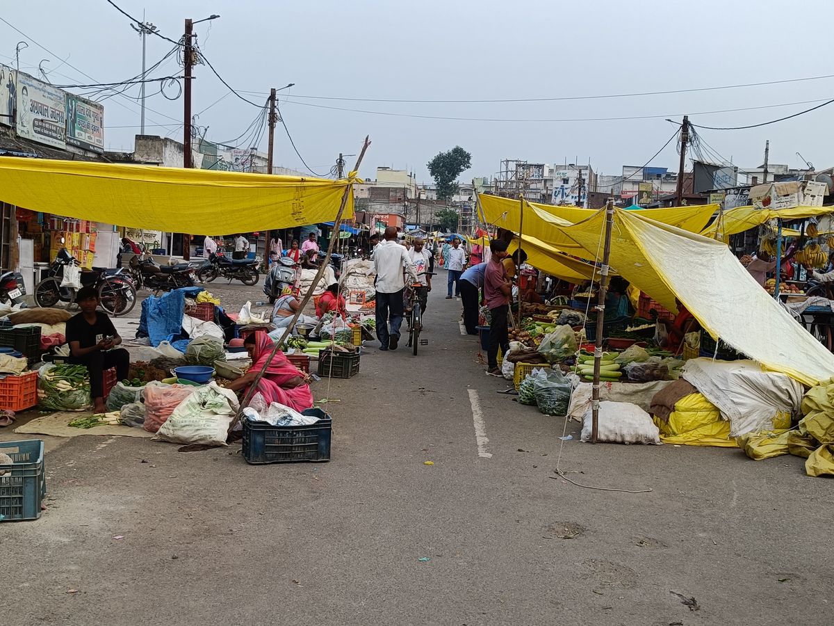 Municipal Corporation takes major action against the ever-increasing encroachment at the bus stand.