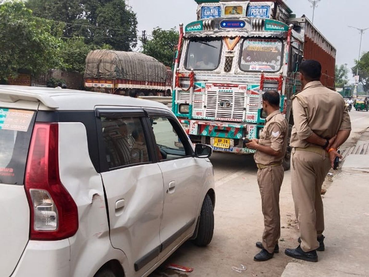 सड़क हादसे में भाजपा विधायक सहित तीन लोग घायल