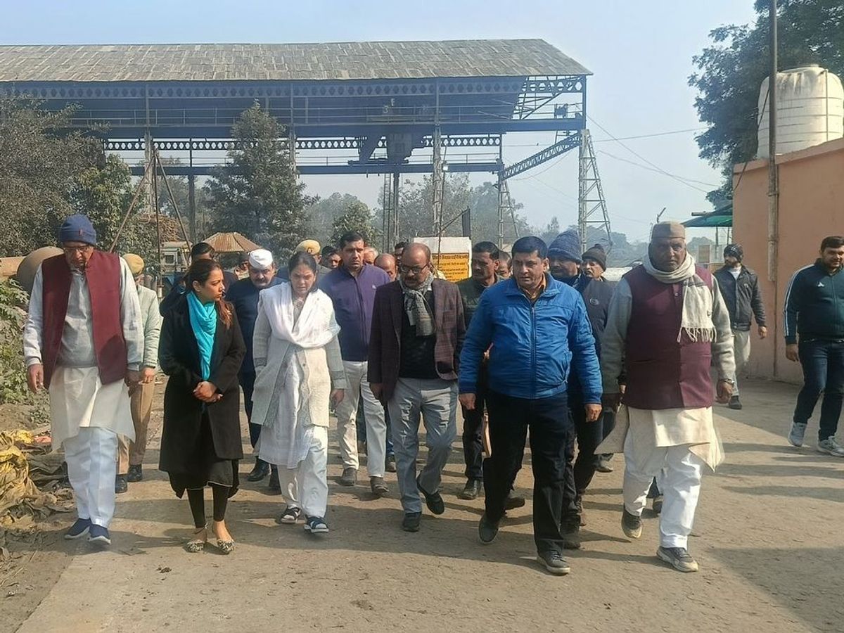 Baghpat Sugar Mill Inspection | Veena Kumari Meena Reviews Operations