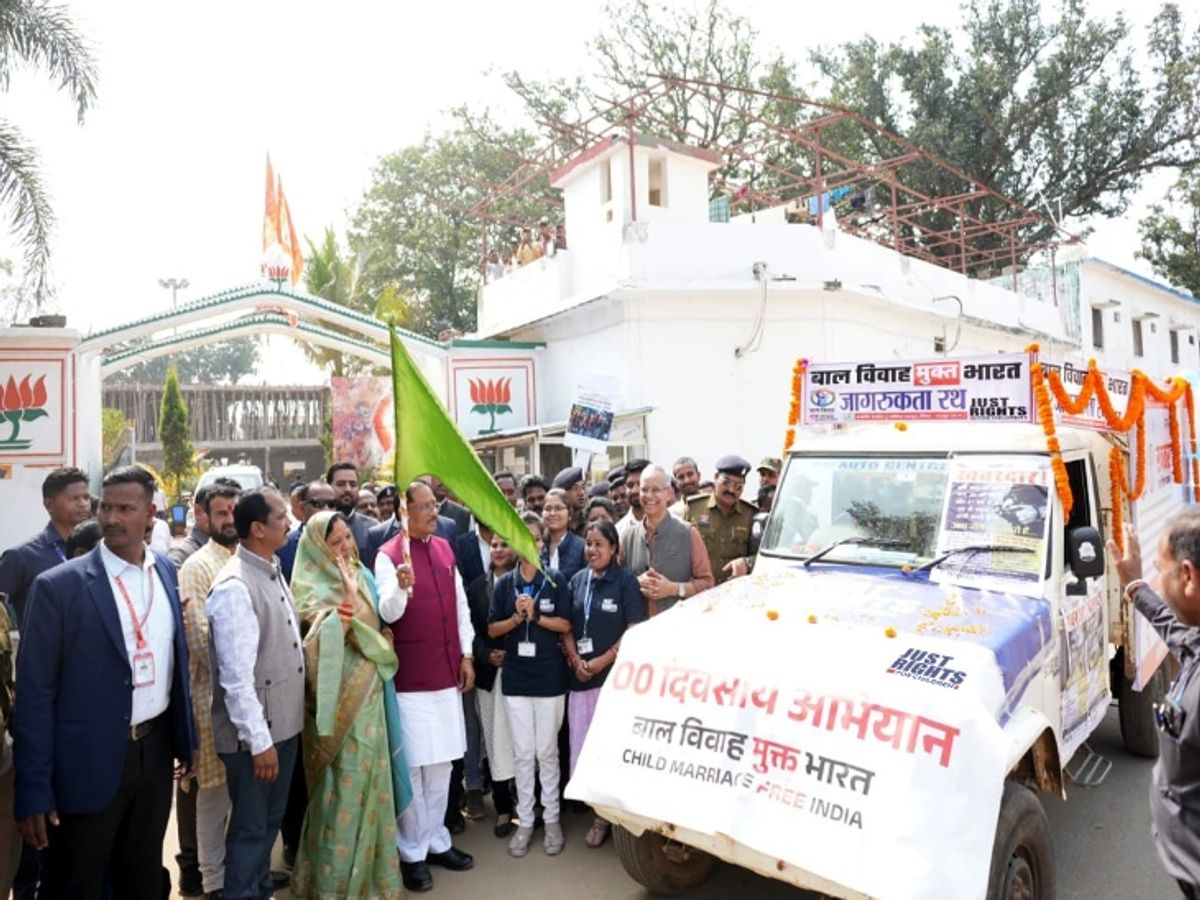 Chhattisgarh Bal Vivah Mukti Rath Launched by CM Vishnu Deo Sai