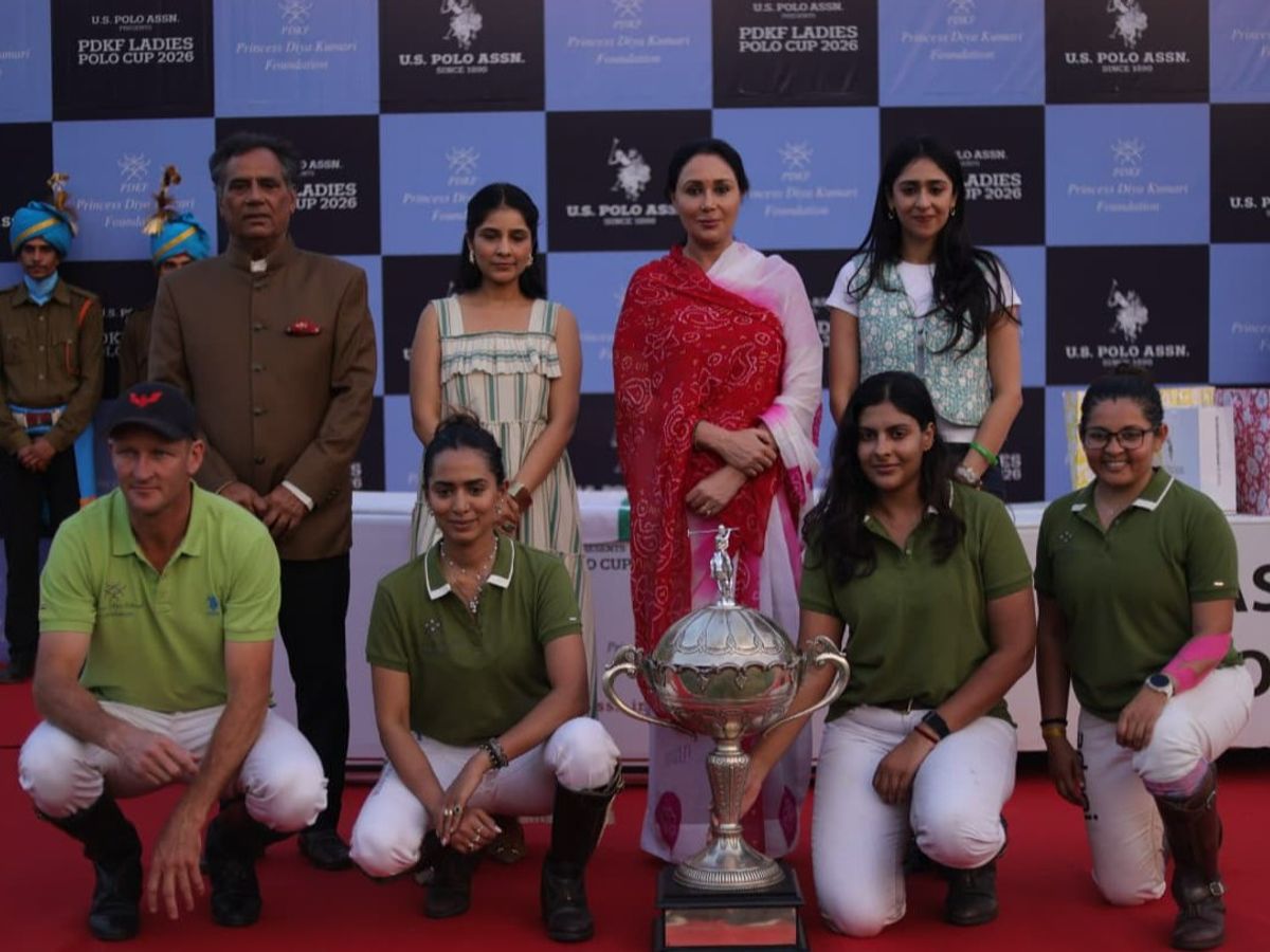 Jaipur Polo 2026: Team Green Wins Lady Polo Cup; Dy CM Diya Kumari Awards  Trophy