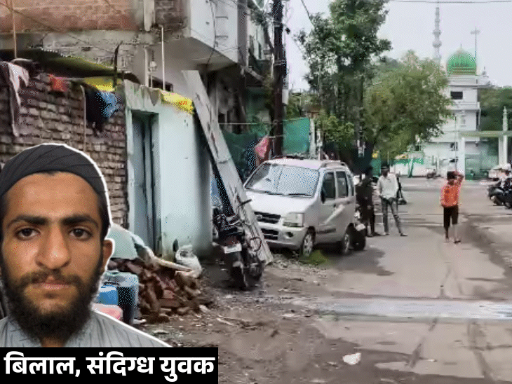 देवास से संदिग्ध गिरफ्तारी से जुड़ी तस्वीर