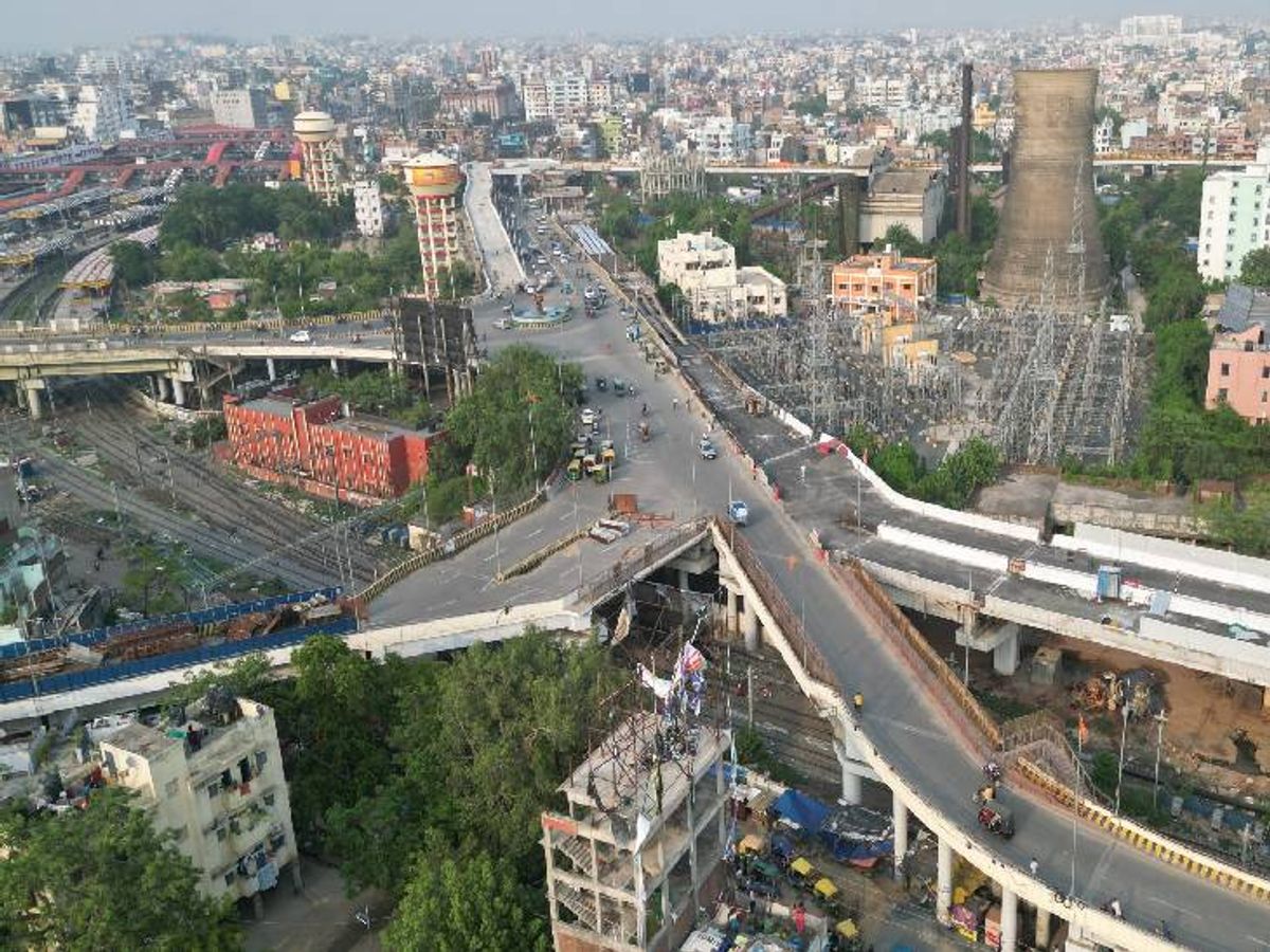 Trains will soon run on the Karbighiya Golambar elevated road.