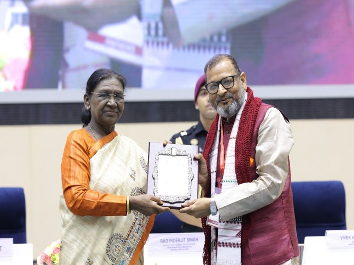 Anup Ranjan Pandey Receives Sangeet Natak Akademi Award in Delhi