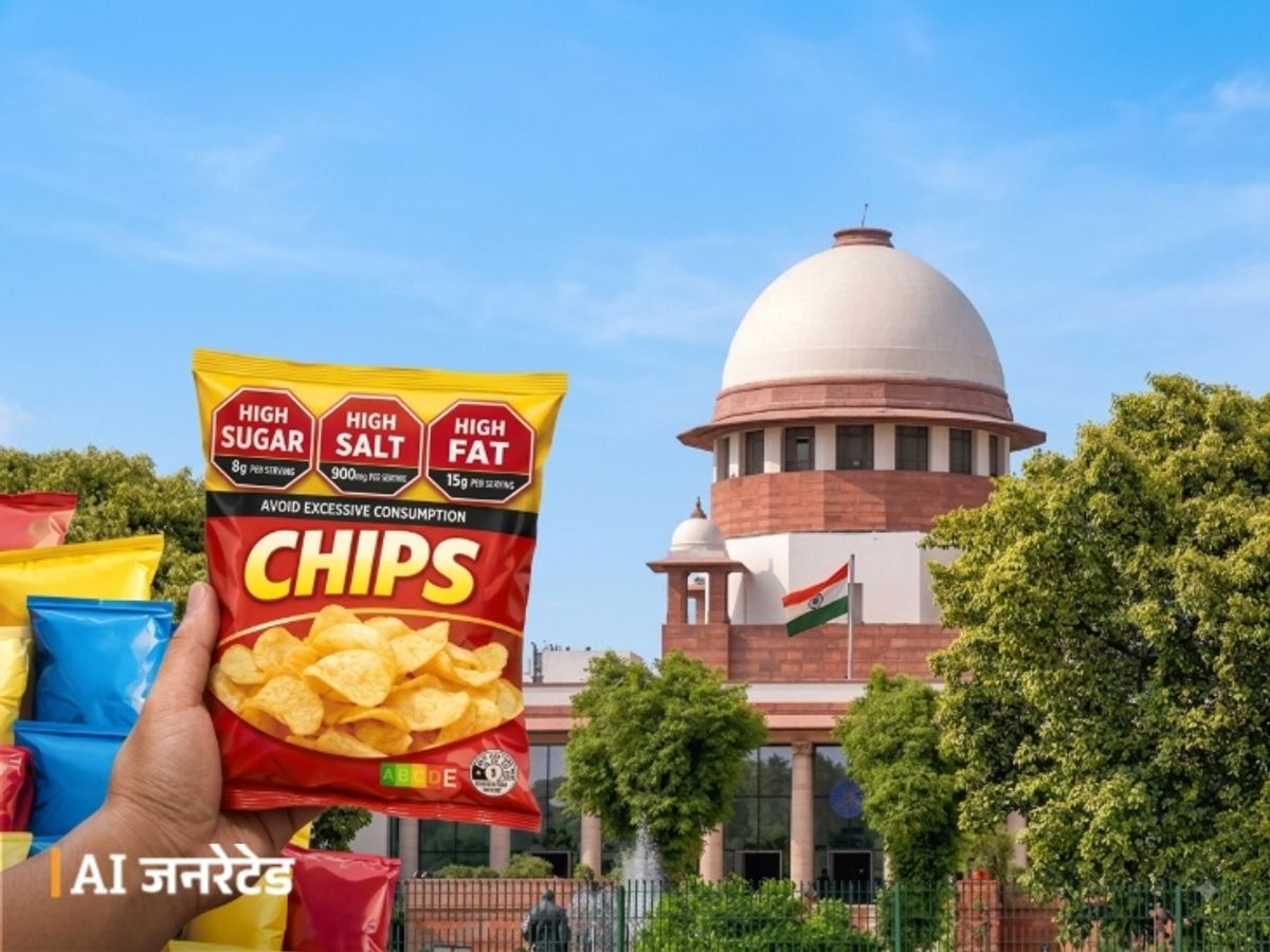 Supreme Court Warning to FSSAI | Packaged Food Warning Label Mandate