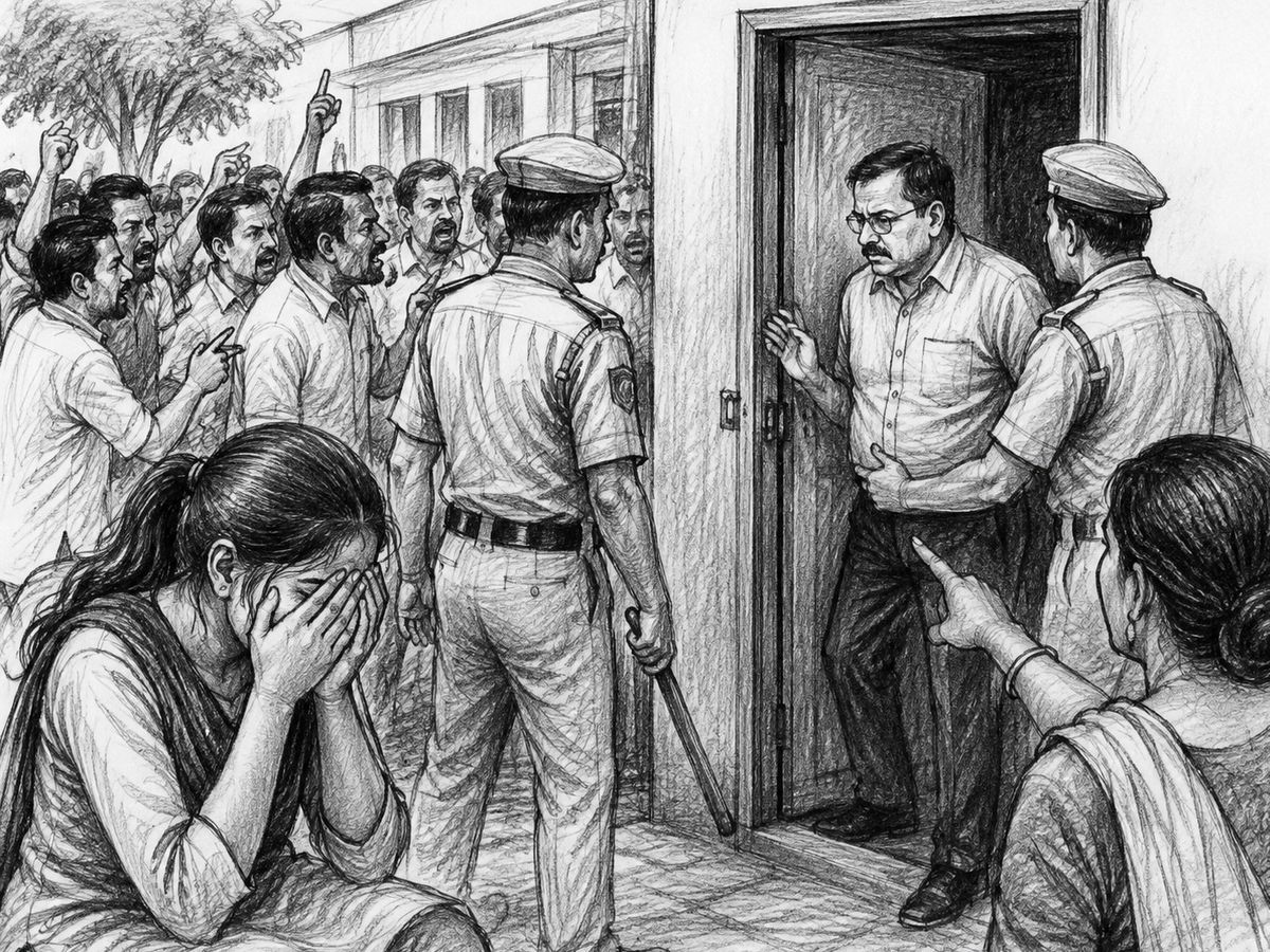 Ajmer School Principal Arrested Over Molestation Allegations | Protest
