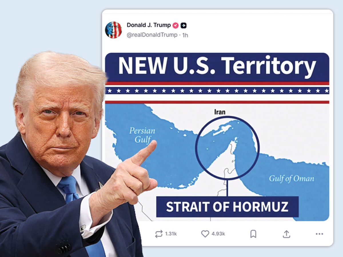 Iran Hormuz Strait Conflict | Trump Claims New US Territory Statement