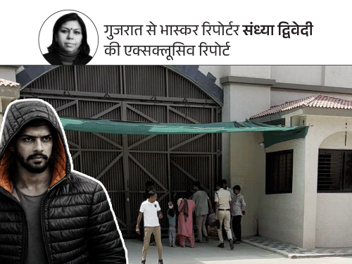 साबरमती की '10-खोली' में लॉरेंस बिश्नोई की जिंदगी: कोठरी में हनुमान जी और भगत सिंह की फोटो, 4-5 सेवादार, 3-...