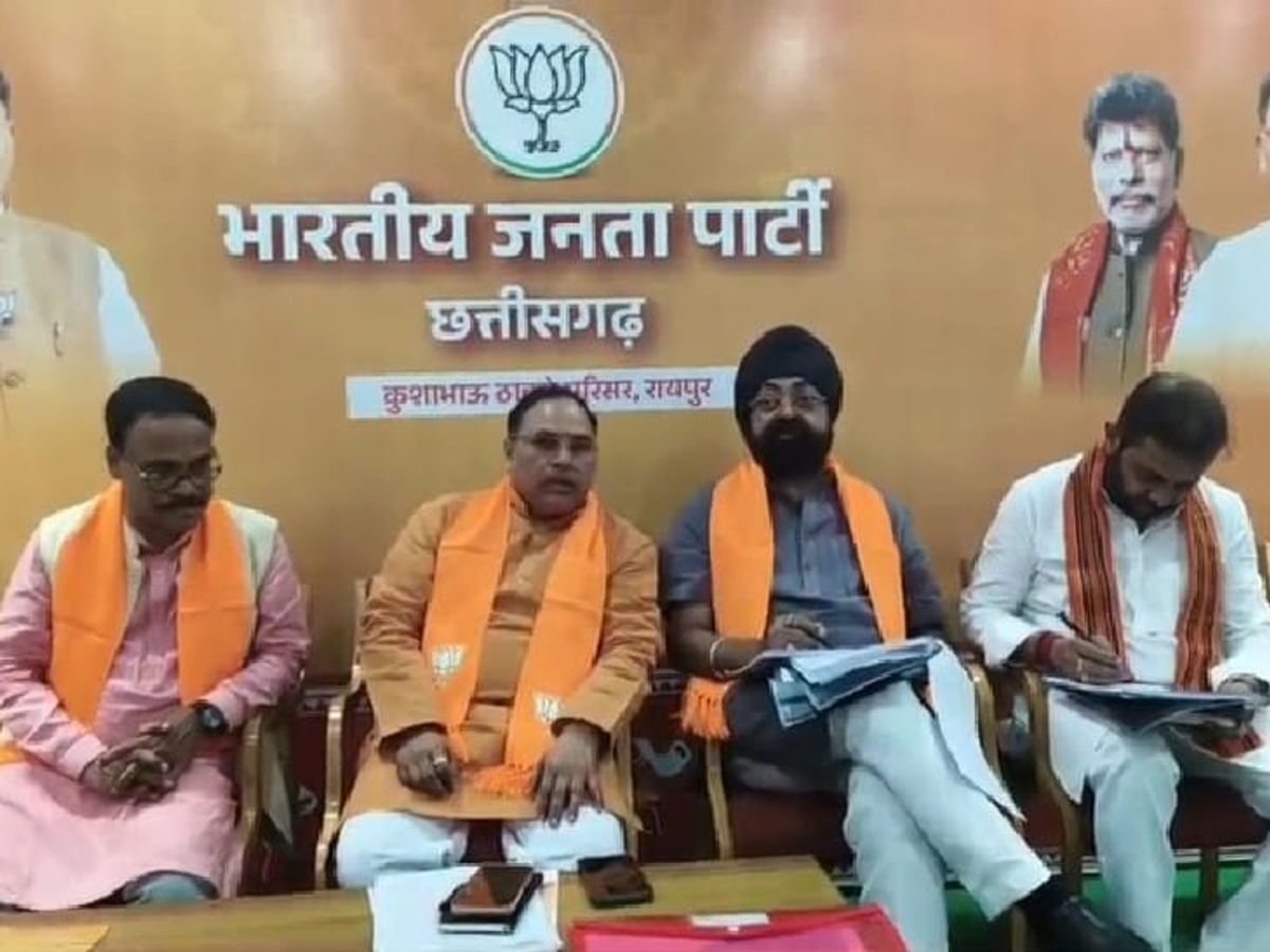 Smriti Irani Chhattisgarh Visit | BJP Strategy Meeting Nikay Chunav