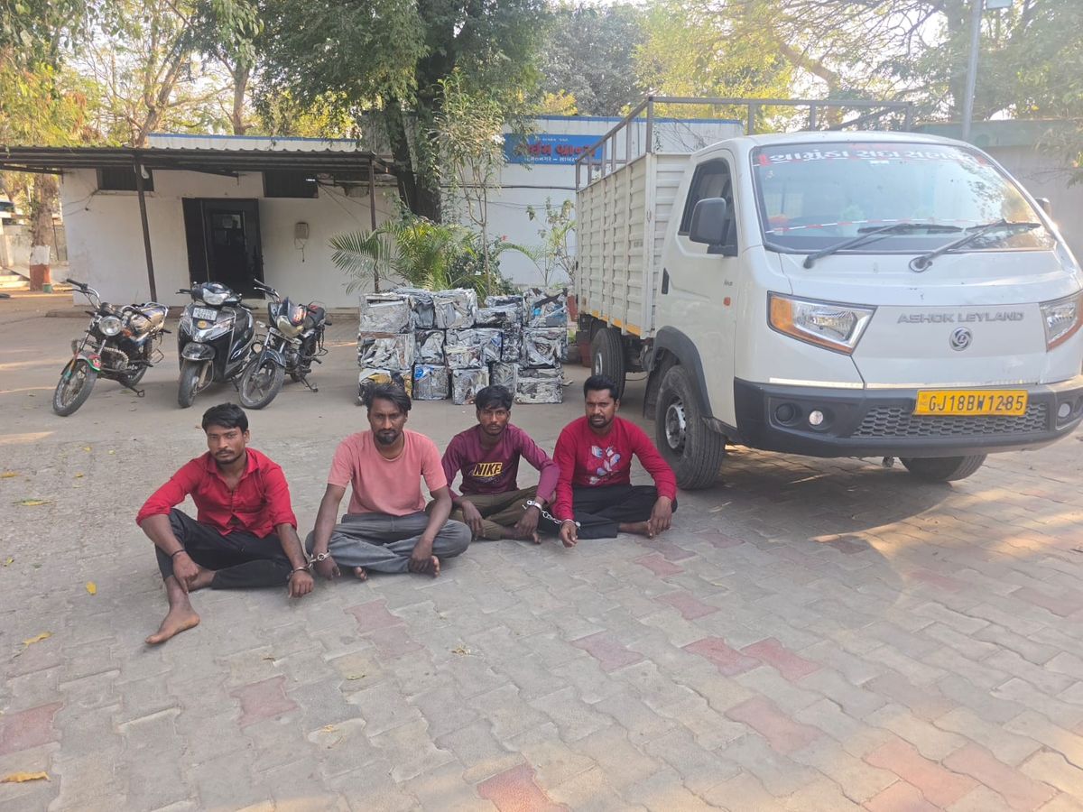 Talod Factory Aluminium Theft Gang Nabbed; 4 Held with ₹7.31 Lakh Goods