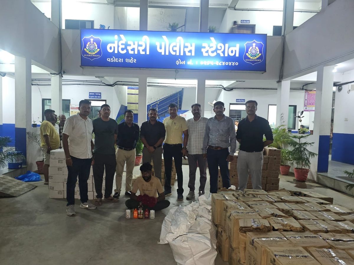 Vadodara Highway Onion Truck Seized; Foreign Liquor Worth 15 Lakhs