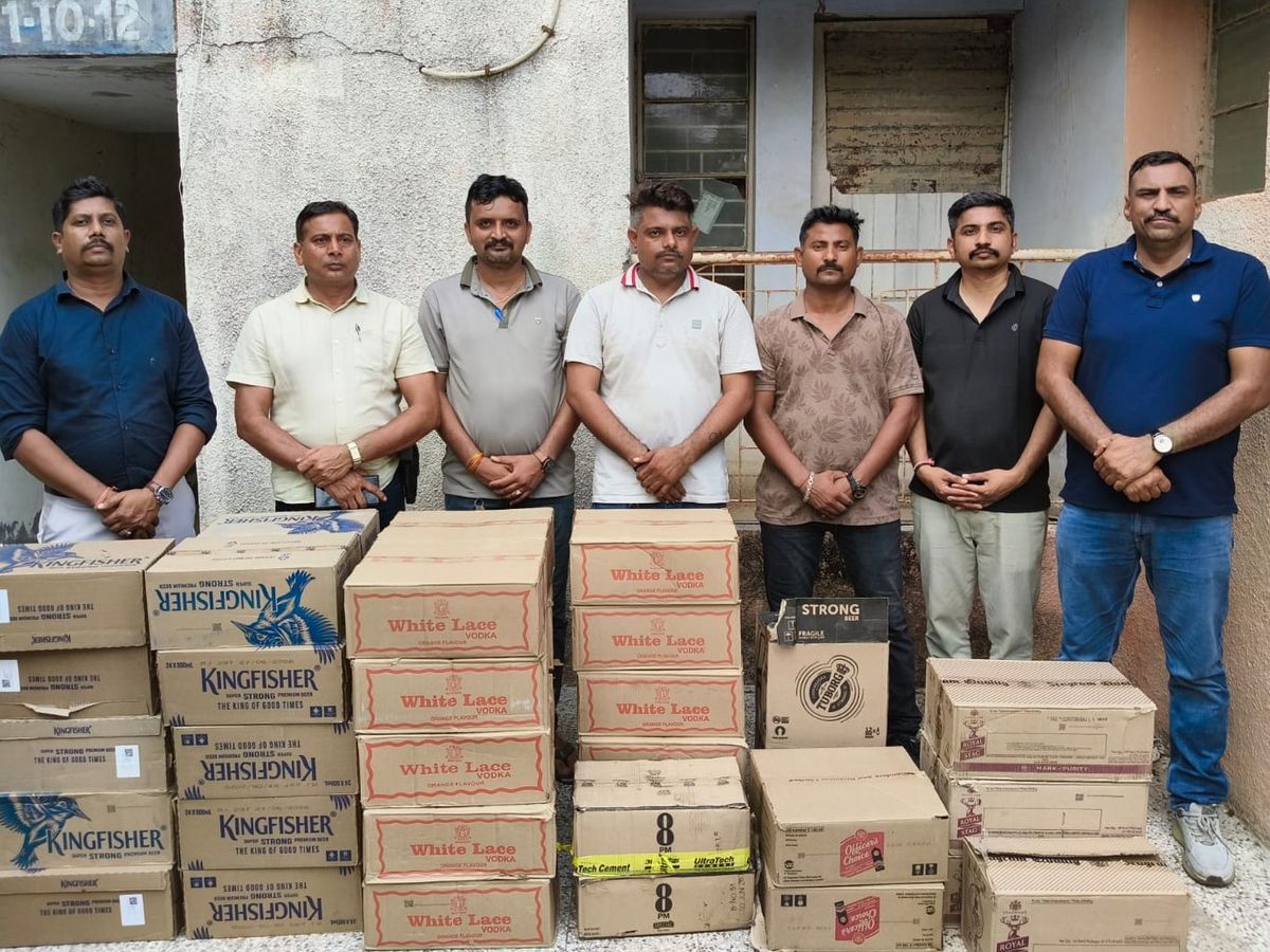 Mehsana LCB Raid: Foreign Liquor Worth Lakhs Seized in Jotana