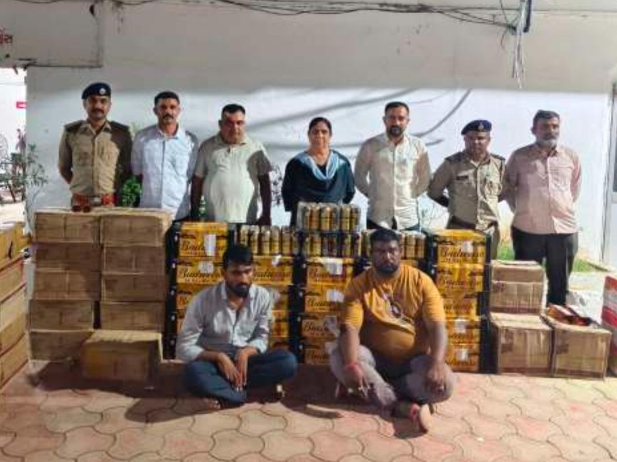 Vadodara Por GIDC Foreign Liquor Seized | Police Raid & Arrests