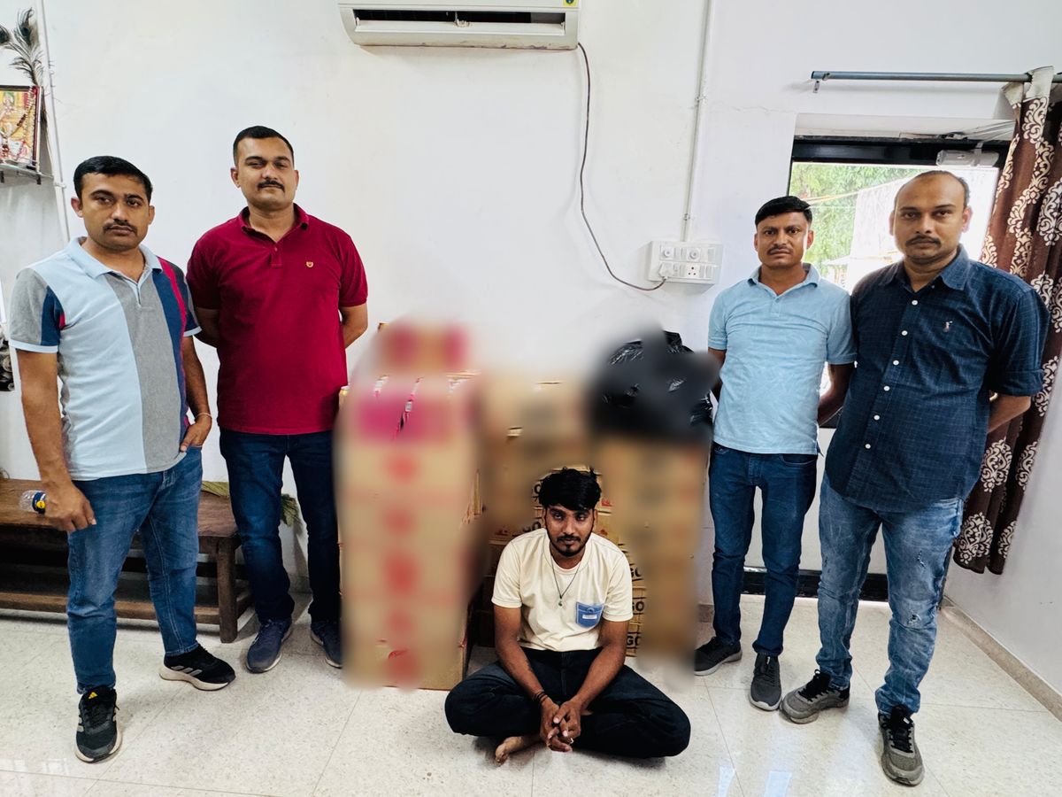 Vadodara Liquor Seizure; Police Arrest Man Near Bakrol Village
