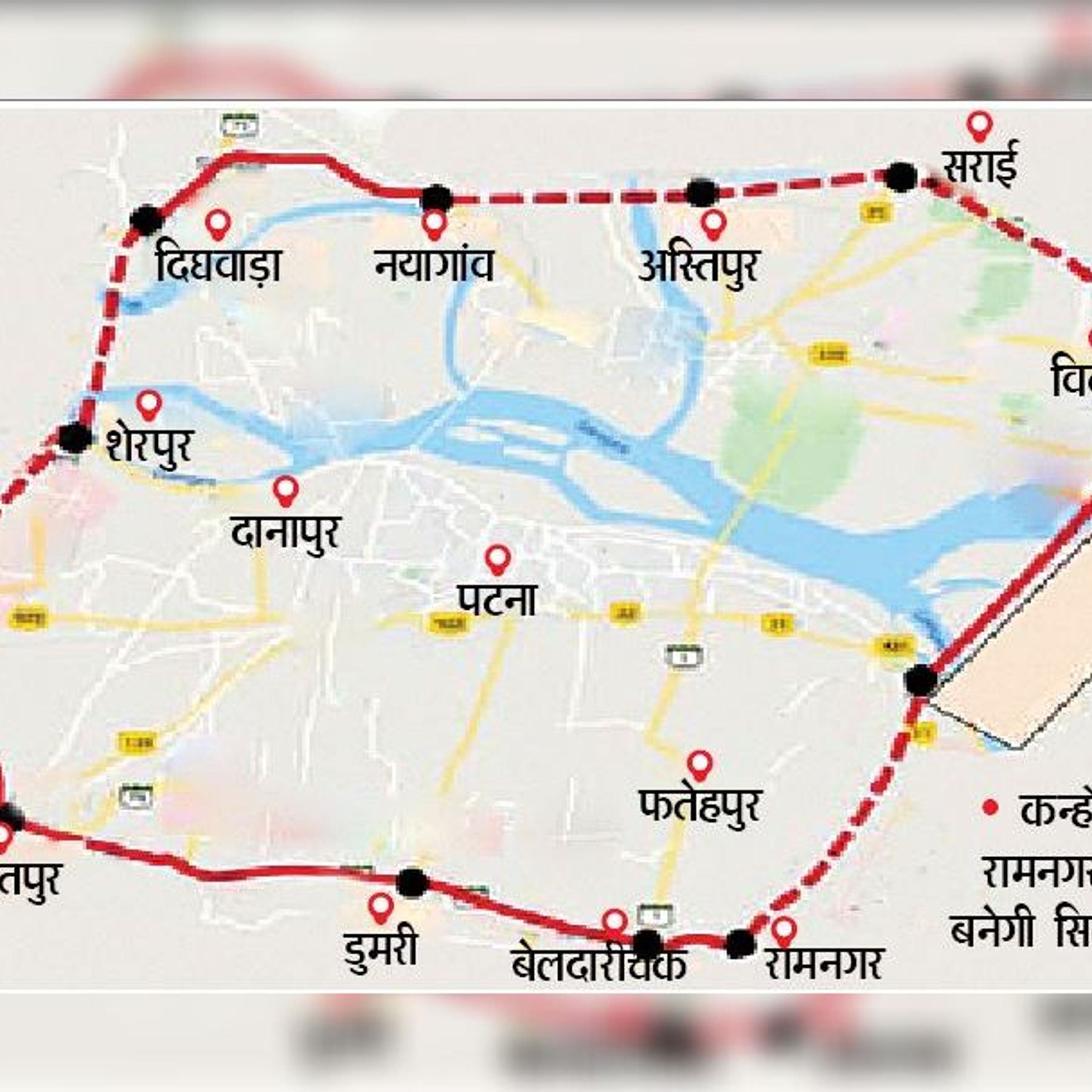 Kanhauli Ramnagar Road Map कन्हौली-रामनगर हिस्सा बनाने के लिए एजेंसी तय, 24 माह में पूरा होगा निर्माण  कार्य, 797 करोड़ होंगे खर्च | Agency Set To Create Kanhauli-Ramnagar  Portion, Construction Work To ...