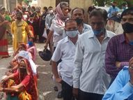 आज केवल 12 हजार नए डोज मिलेंगे, कल से 172 सेंटर पर केवल दूसरा डोज लगाया जाएगा|अलवर,Alwar - Dainik Bhaskar