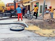 शहर के 26 वार्डों में 151 करोड़ की लागत से 167 किमी. नई सीवर लाइन बिछेगी, 55 वार्डों की समस्या होगी खत्म|बाड़मेर,Barmer - Dainik Bhaskar