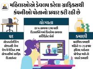 મહિલા ગ્રાફિક્સ ડિઝાઈનર્સે બનાવેલાં બેનર-પોસ્ટર્સ પર ચૂંટણી લડવામાં આવી રહી છે, ઘરે બેસીને થાય છે કમાણી|જોબ્સ એટ હોમ,Jobs at Home - Divya Bhaskar