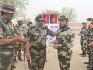 हेरोइन पकडऩे के ऑपरेशन में शामिल जवानों का बढ़ाया हौसला, कहा- आपकी सजग चौकसी से देश सुरक्षित|श्रीगंंगानगर,Sriganganagar - Dainik Bhaskar