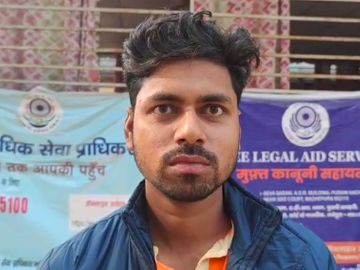 पीड़ित की फोटो। लूट की घटना हुई है। - Dainik Bhaskar