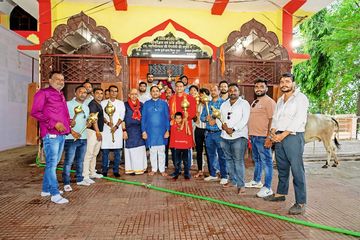 Brass mace offered in Hanuman temples of the city | शहर के ...